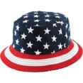 thumbnail image 5 of American Flag USA Bucket Hat Fashion Print Summer Cap, 5 of 6