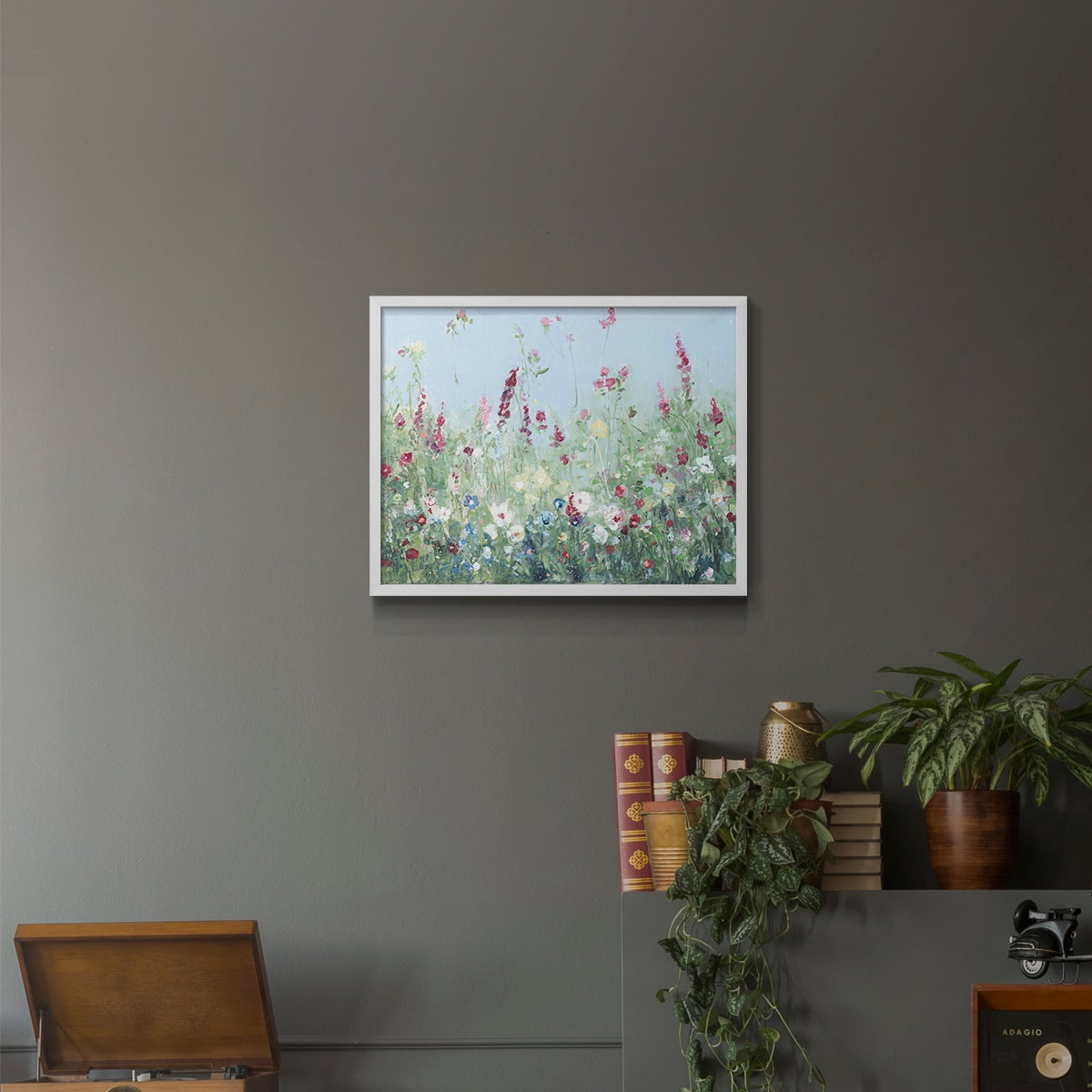 Sweet Summer Meadow by Sally Swatland - Restickable Framed Giclée Print