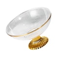 thumbnail image 2 of Naiovety Soporte de exhibición decorativo elegante del postre del cuenco del Pedestal para el hogar de la encimera de la cocina Organizadores de utensilios de cocina Claro 24.7 x 14 cm, 2 of 6