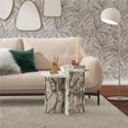 thumbnail image 1 of CosmoLiving by Cosmopolitan Brielle Accent Table, White Faux Marble, 1 of 8