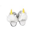 thumbnail image 5 of Pantuflas Unicornio Blancas Para Adulto. Cálido y cómodo! TUNC Sencillez, 5 of 5