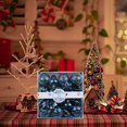 thumbnail image 3 of Clear Glitter Hanging Shatterproof Baubles Sparkling Durable Ornaments For Festive Home Decorations, 3 of 5