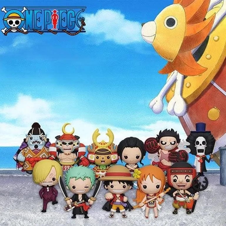 Monogram One Piece Series 3 Figural Bag Clip 2-inch Mystery Pack