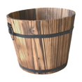 thumbnail image 2 of Maceta de madera para manualidades, adorno multiusos, contenedor decorativo para plantas, maceta para exteriores, patio, decoración de habitaciones, 2 of 9