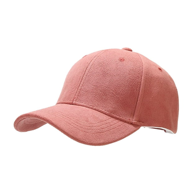 Mens Hat Adult Male Fitted Caps Men Men Classic Low Profile Hats Baseball  Adjustable Caps for Men and Men Clothes(Pink,One Size) 