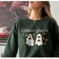 thumbnail image 4 of Gilmore Ghouls Graphic Pullover Sweatshirt, Spooky Ghosts Fall Leaves, 4 of 6