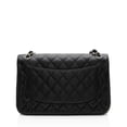 thumbnail image 3 of Pre-Owned Chanel Caviar Leather Classic Jumbo Double Flap Bag, 3 of 11