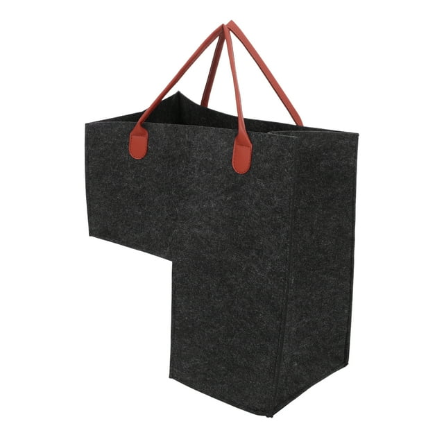 Cesta organizadora de almacenamiento para escalones de escalera, cesta para ordenar escaleras, cesta para artículos diversos del hogar con asa