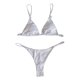 thumbnail image 1 of Gibobby Trajes de Natación para Mujer Traje de vendaje Trajes de baño de playa Conjunto de natación Bandeau Diamond Mujeres Bikini Traje de baño Trajes d(Blanco,XL), 1 of 5