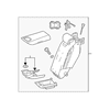 Genuine OE Mercedes-Benz Armrest - 222-970-61-02-8S06