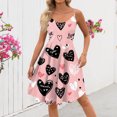 thumbnail image 4 of Valentine's Day Dresses for Women Spring Summer Sleeveless Swing A Line Dress Evening Prom Party Dress Light pink L, 4 of 4