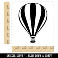 thumbnail image 2 of Striped Hot Air Balloon Self-Inking Rubber Stamp Ink Stamper - Red Ink - Large 1-1/2 Inch, 2 of 7
