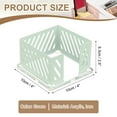 thumbnail image 2 of Sticky Note Holder, 4x4" Metal Note Dispenser for Classroom Home Office Desk Organizers Accessories Supplies, Green, 2 of 6