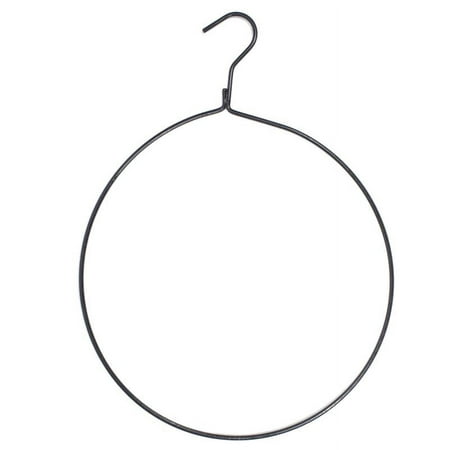 NAHANCO 14" Wire swimwear hanger, Black (Pack of 12)