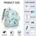 thumbnail image 6 of Cartoon Dog Backpack for School,Cute School Bag,Schoolbag with Adjustable Shoulder Straps & Padded Back,15"x11.42"x5.5", 6 of 6