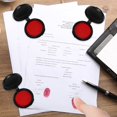 thumbnail image 3 of Guardoinrt 3pcs/set Portable Stamp Pad Ink Quick-Drying For Various Uses Office Supplies Fingerprint Ink Pad 1Set, 3 of 6