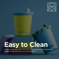 thumbnail image 5 of Klean Kanteen Kid's Cup Sippy Lid 2-Pack - Food-Grade, Reusable Silicone Sippy Cup Lids - For 10 oz Kid's Cup & 10 oz Cup Only - Blue Tie Dye (Pack of 2), 5 of 7