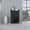 Black, variant on Grey Modern Style Bar Cart | Serves as a Cocktail - Making Hub in Living Space | Ensures Neat Storage of Bar Items