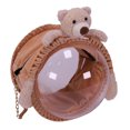 thumbnail image 2 of Cheer.US Pet Carrier Backpack, Cute Doll Decor Portable Small Animals Hamster Chinchilla, Designed for Travel, Hiking, Walking & Outdoor Use, 2 of 7