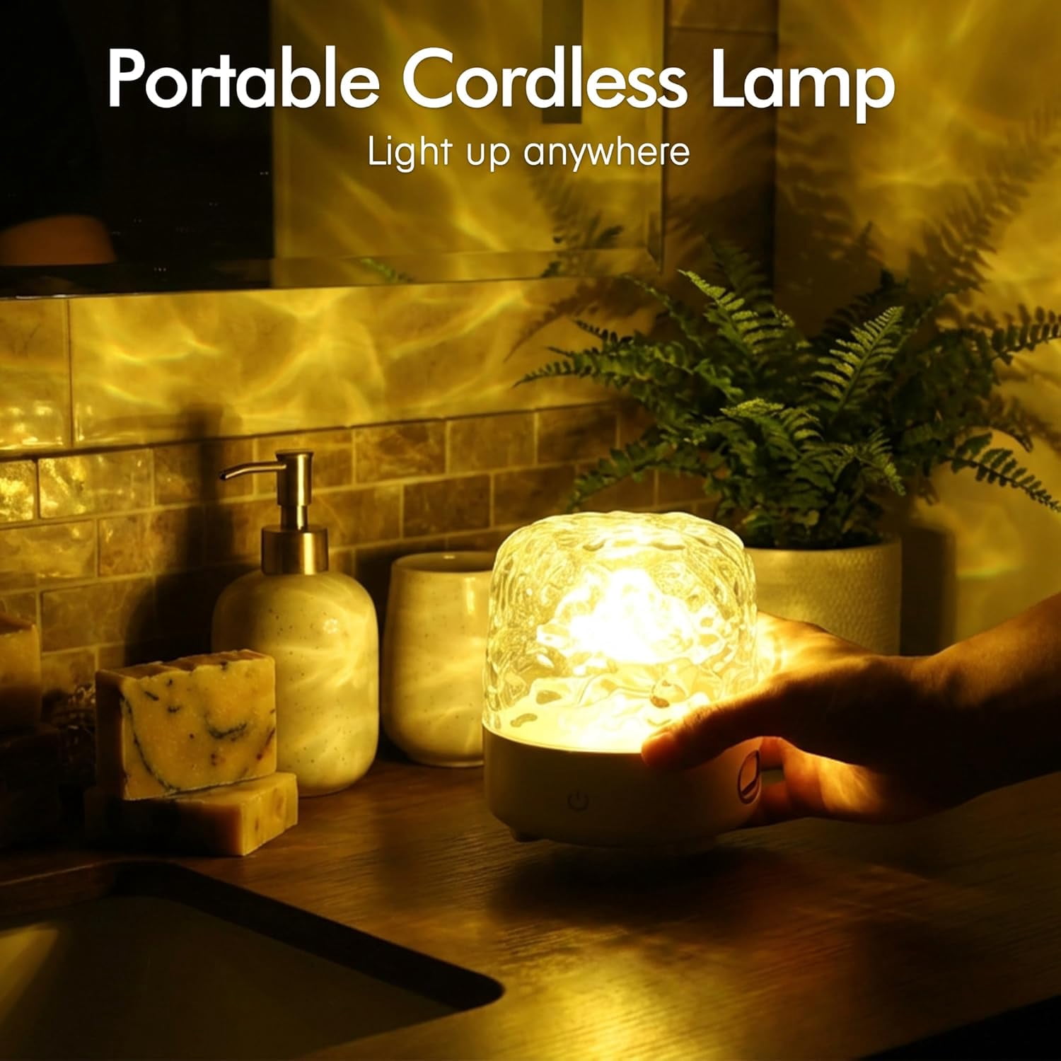 Waterproof Shower Light with Bluetooth Speaker, 16 Colors Changeable Shower Lamp for Inside Shower, Dimmable Ocean Wave Projector Light with Remote, LED Night Light Lamp for Bathroom, Bedroom Decor