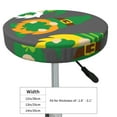 thumbnail image 4 of KLL Spring St Patrick’S Day Irish Gnomes Round Bar Chair Cushion Cover 14 inch ,Bar Stool Protector with Elastic, Soft Washable, 4 of 6
