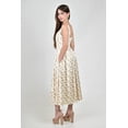 thumbnail image 3 of Vestido satinado floral Roman Fashion /Juvenil, 4753 (Amarillo) amarillo M, 3 of 5