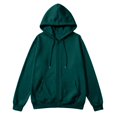 thumbnail image 7 of Mens Oversized Zip Up Hoodies Fleece Sweatshirts Long Sleeve Solid Jacket with Pockets, 7 of 7