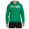 thumbnail image 2 of Mermaid Vibes Cute Shimmer | Mens Fashion Hooded Sweatshirt Graphic Hoodie, Kelly, 2XL, 2 of 3