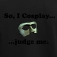 thumbnail image 3 of CafePress - So, I Cosplay... Judge Me Pajamas - Women's Short Sleeve Print T-Shirt and Pants Dark Cotton Pajama Set, 3 of 7