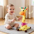 thumbnail image 6 of HUISZJ Giraffe Toy Stuffed, Animal Plush Toy with Repeat Function, Electronic Dancing Giraffe Toy Interactive Musical Doll for Birthday Holiday Gift, 6 of 10