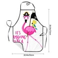thumbnail image 2 of Easygdp It'S Flamazing To Be A Pirate Apron Waterdrop Resistant with 2 Pockets,Oil Resistant Cooking Kitchen Chef Apron for Women Men, 2 of 7