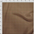 thumbnail image 4 of oneOone Velvet Brown Fabric Check Sewing Fabric By The Yard Printed Diy Clothing Sewing Supplies 58 Inch Wide, 4 of 4