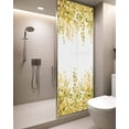 thumbnail image 2 of Window Privacy Film, Yellow Eucalyptus UV Sun Blocking Window Tint Film Heat Control One Way Blackout Window Film, Spring Summer Botanical Floral Leaves Country Non Adhesive Static Cling 29.5x78.7 In, 2 of 7