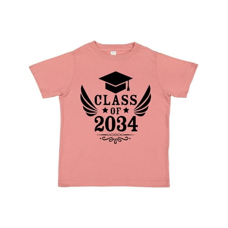

Inktastic Class of 2034 with Graduation Cap and Wings Gift Toddler Boy or Toddler Girl T-Shirt