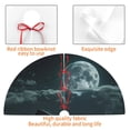 thumbnail image 4 of Yiaed Moonlit Night Sky Shark Print Christmas Tree Skirt , Tree SkirtsTree Mat for Christmas Winter Holiday Indoor Decorations-48", 4 of 7