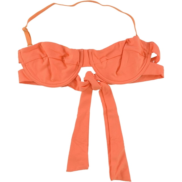 Tavik Mujer Charlie Bandeau Swim Top, Naranja, Pequeño
