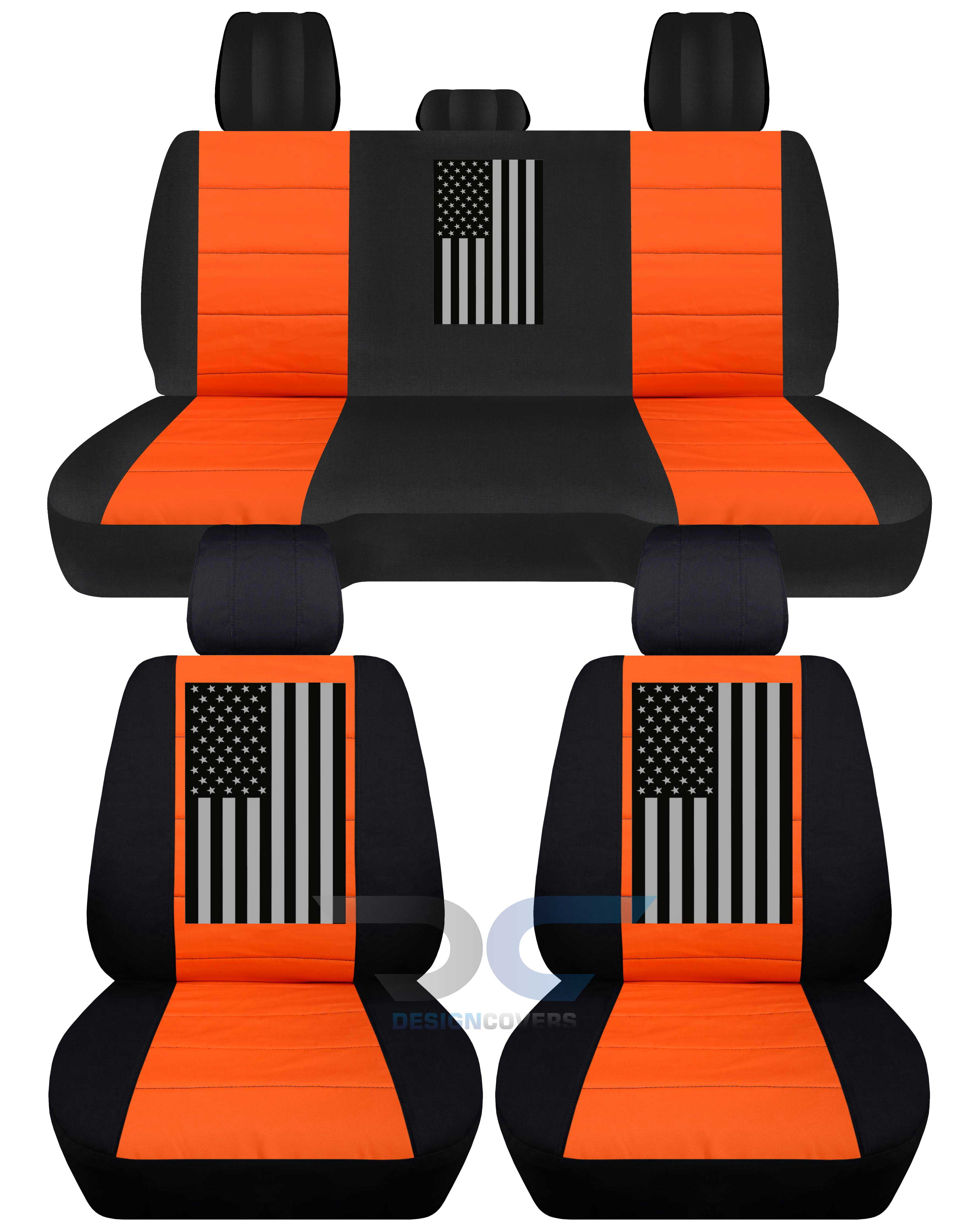 Designcovers Compatible with 20122018 Dodge Ram TwoTone Cotton with