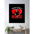 thumbnail image 2 of Proud To Be A Nurse Poster Wall Art, Modern Wall Decor, 12x18 UNFRAMED, 2 of 3