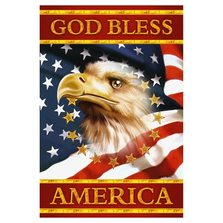 - Toland Home Garden God Bless America Flag