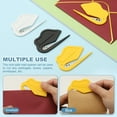 thumbnail image 5 of Uxcell Letter Opener Envelope Slitter, 6Pcs Mail Slitter Safe Mail Opener for Women Paper Postal Package Home Office, Black/Yellow, 5 of 5