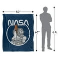 thumbnail image 5 of NASA Blanket, 50"x60", Space Shuttle Silky Touch Sherpa Back Super Soft Throw Blanket, 5 of 5