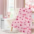 thumbnail image 5 of Bow Pattern Blanket, Soft Warm Throw Blanket, Air-conditioned Room Blanket, Warm Nap Blanket for Home Office Travel #TOP PICKS, 5 of 9