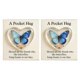 thumbnail image 1 of Butterfly Hug Gift and Encouragement Card With Message Area For Birthdays Graduations Everyday Use Orange, 1 of 4
