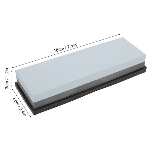 Piedra para afilar cuchillos piedra de afilar profesional con base de corindón blanco de doble cara para cuchillo de cocina ANGGREK Otros