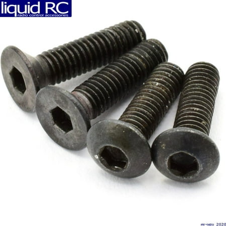 

Hot Racing SH338SS M3x10mm (BHCS/FLCS) Button & Flat Head Cap Screws (2/ea)