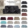 thumbnail image 1 of Dsseng Housse de Sofa Extensible en Spandex pour Causeuse Fleur Rouge Moyen, 1 of 6
