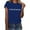 Dark Blue, variant on Freedom Printed Casual T-Shirt for Man Women, Army Green, XXL