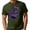 Army Green, variant on Men's Humorous Graphic Tee For Casual Summer Wear And Outdoor Sports Activities Lightweight Comfortable Daily T-Shirt Workout Short Sleeve Tee Shirts for Men Beach Tops Casual Shirt