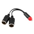 thumbnail image 1 of Ymiko 12/24V 2 Way Car Lighter Plug Socket Splitter Power Charger Adapter SH, 1 of 8