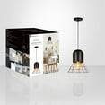 thumbnail image 3 of Xtricity - Pendant Light, 12 '' Wide, From the Eugene Collection, Black, 3 of 3